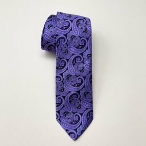Ted Baker LONDON Persian Carnival Purple Italian Silk Tie